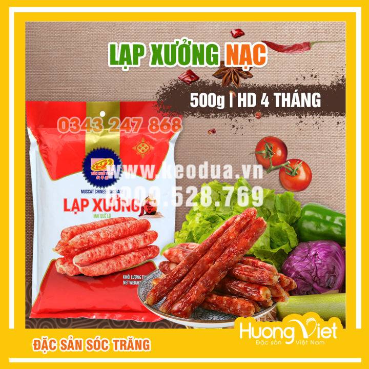 Lạp xưởng nạc Tân Huê Viên 500gr Lạp xưởng nạc Tân Huê Viên 500gr