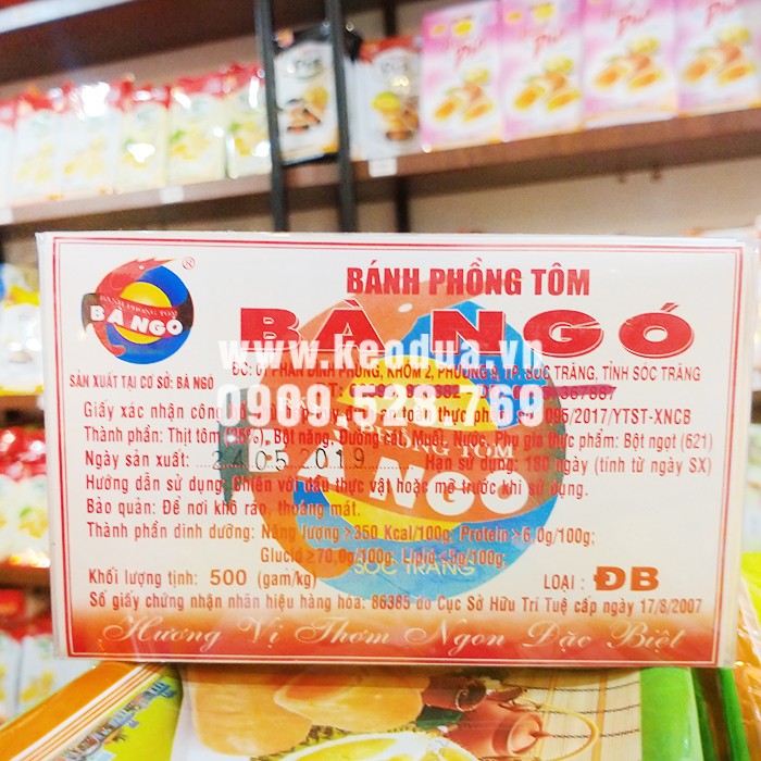 Bánh phồng tôm Bà Ngó Sóc Trăng Bánh phồng tôm Bà Ngó Sóc Trăng