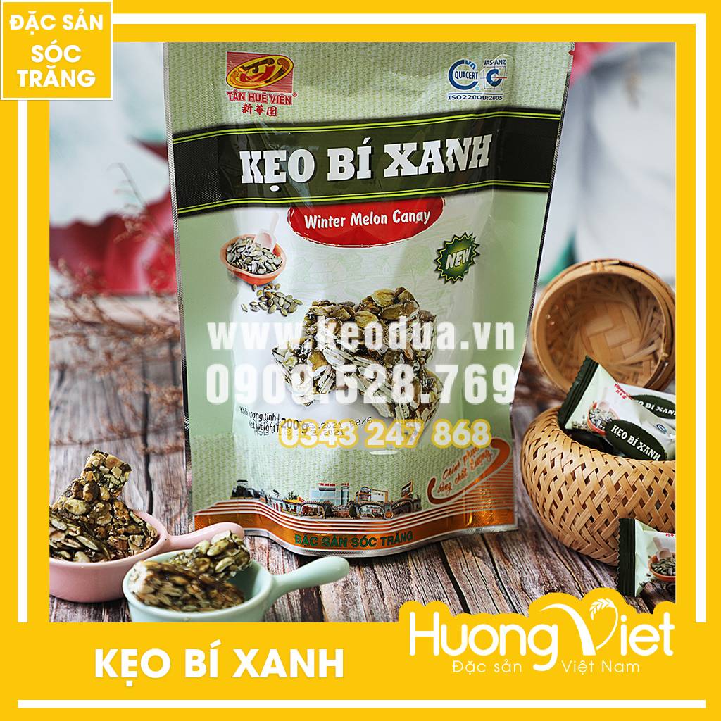 Kẹo bí xanh Tân Huê Viên 200gr Kẹo bí xanh Tân Huê Viên 200gr