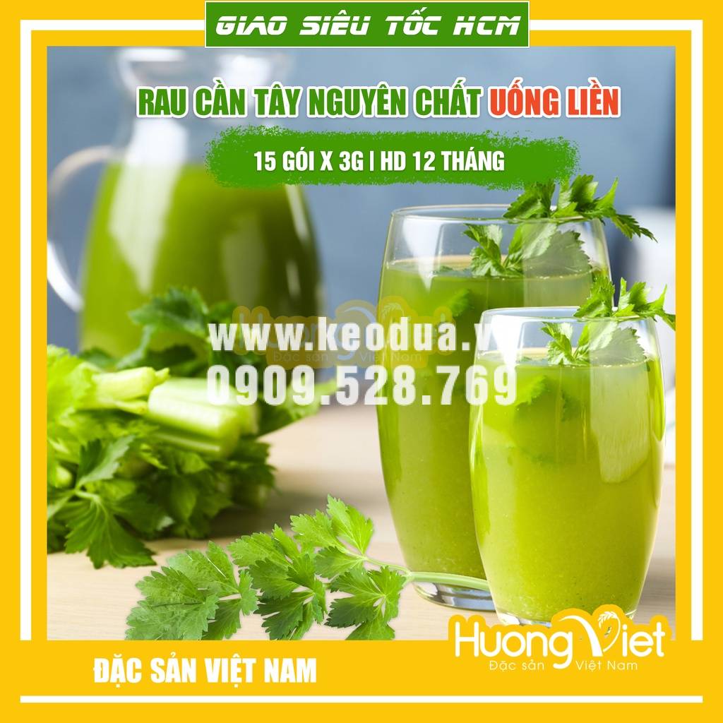 Hộp bột cần tây nguyên chất Quảng Thanh (15góix3g) Hộp bột cần tây nguyên chất Quảng Thanh (15góix3g)