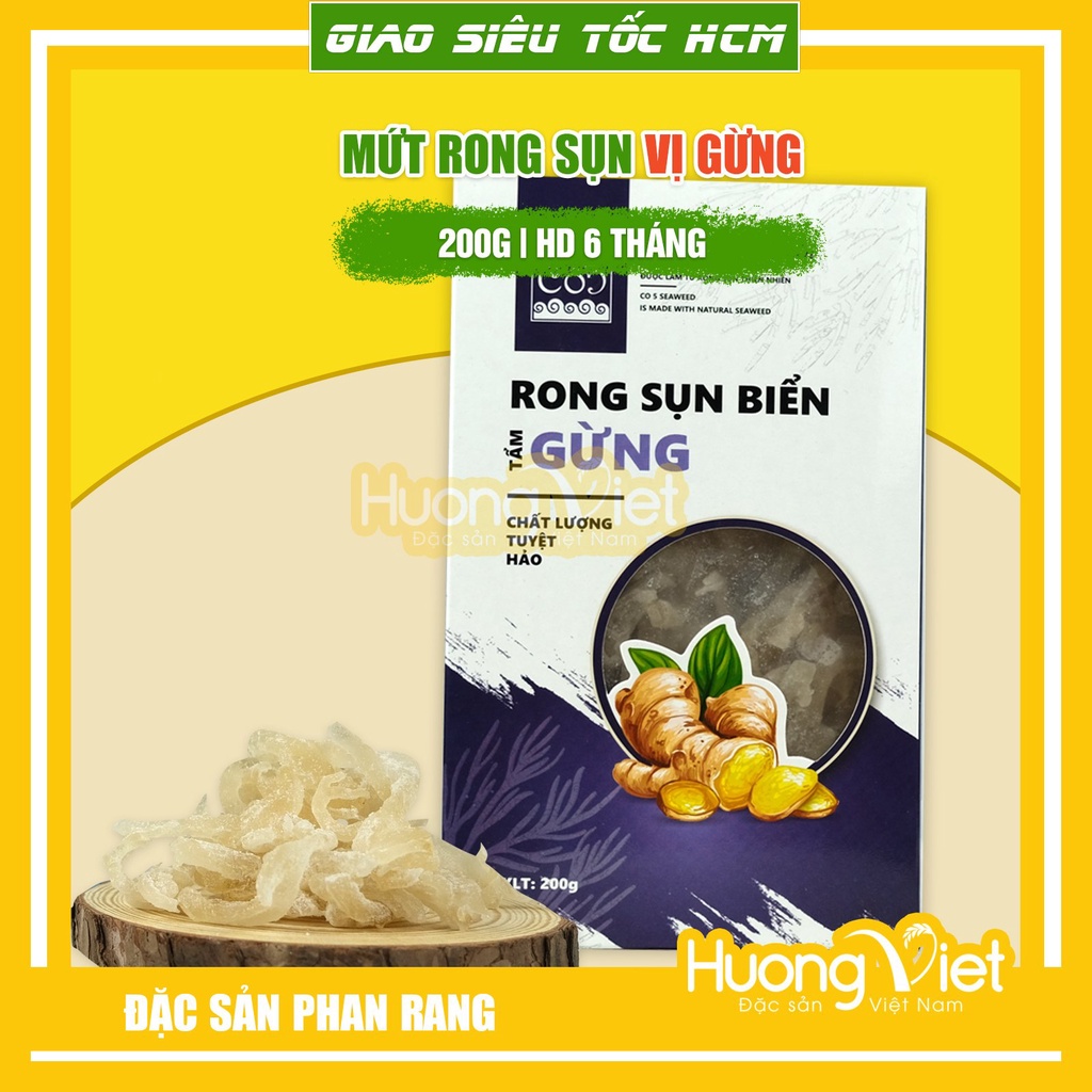 Mứt rong sụn vị táo Cô Năm 200gr Mứt rong sụn vị táo Cô Năm 200gr