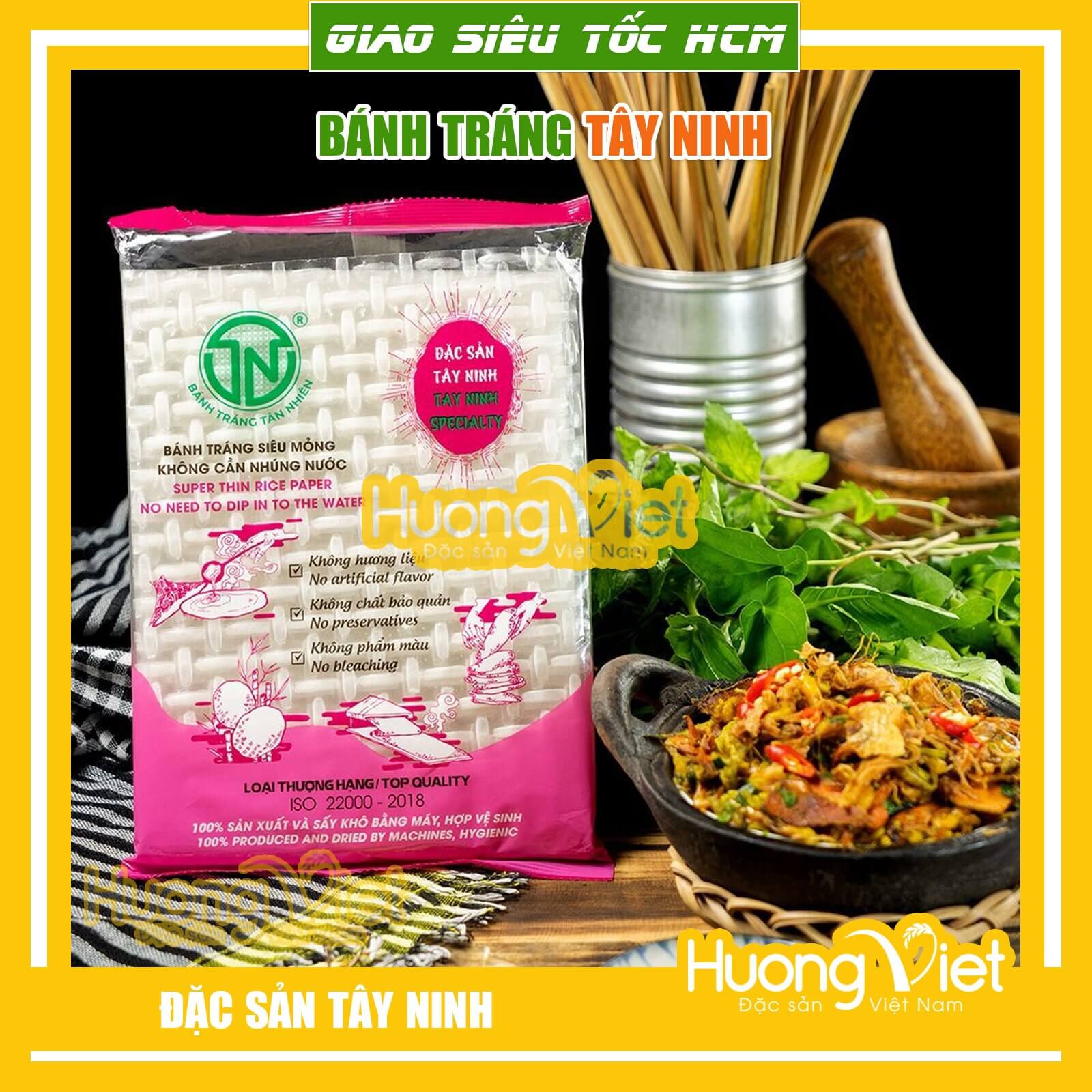 Bánh tráng truyền thống Tây Ninh 120g Bánh tráng truyền thống Tây Ninh 120g