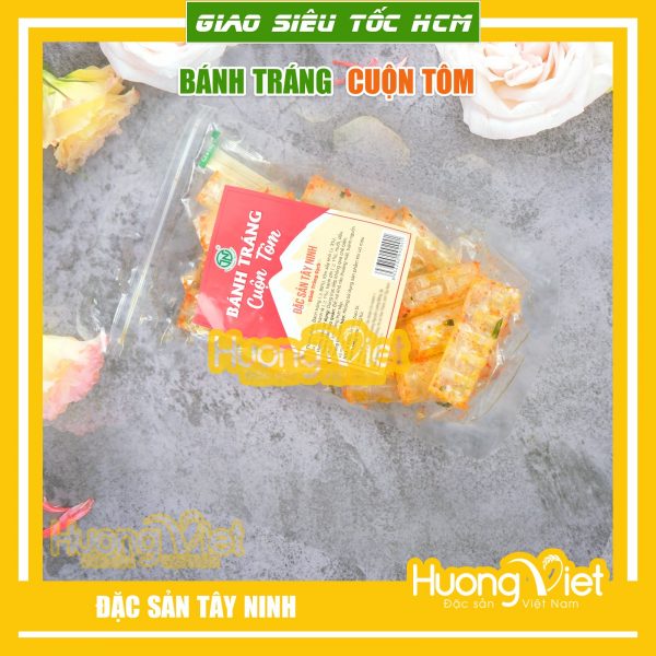 Bánh tráng Tây Ninh cuộn tôm