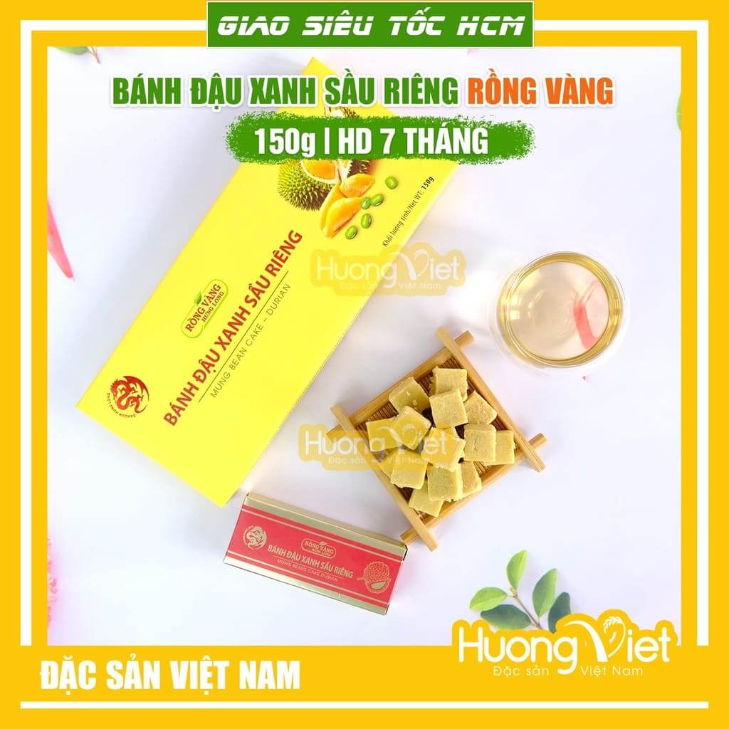 Bánh đậu xanh Rồng Vàng truyền thống Hưng Long Bánh đậu xanh Rồng Vàng truyền thống Hưng Long