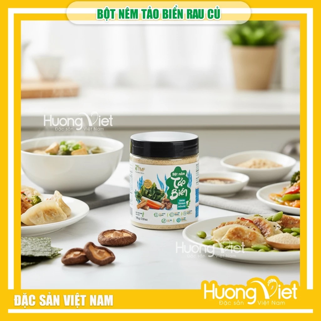 Bột Nêm Tảo Biển Rau Củ hộp 150g Bột Nêm Tảo Biển Rau Củ hộp 150g