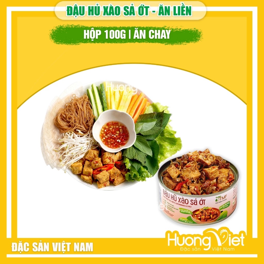 Đậu Hũ Xào Sả Ớt ăn liền hủ 100g Đậu Hũ Xào Sả Ớt ăn liền hủ 100g