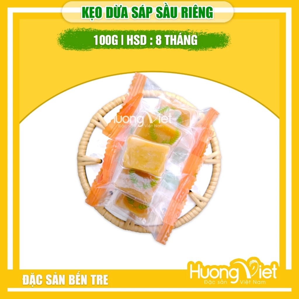 Kẹo Dừa Sáp Nguyên Chất VICOSAP hộp 100g Kẹo Dừa Sáp Nguyên Chất VICOSAP hộp 100g