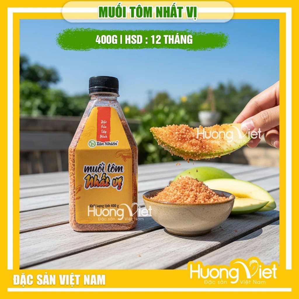 Muối Tôm Tây Ninh Nhất Vị 400g Muối Tôm Tây Ninh Nhất Vị 400g