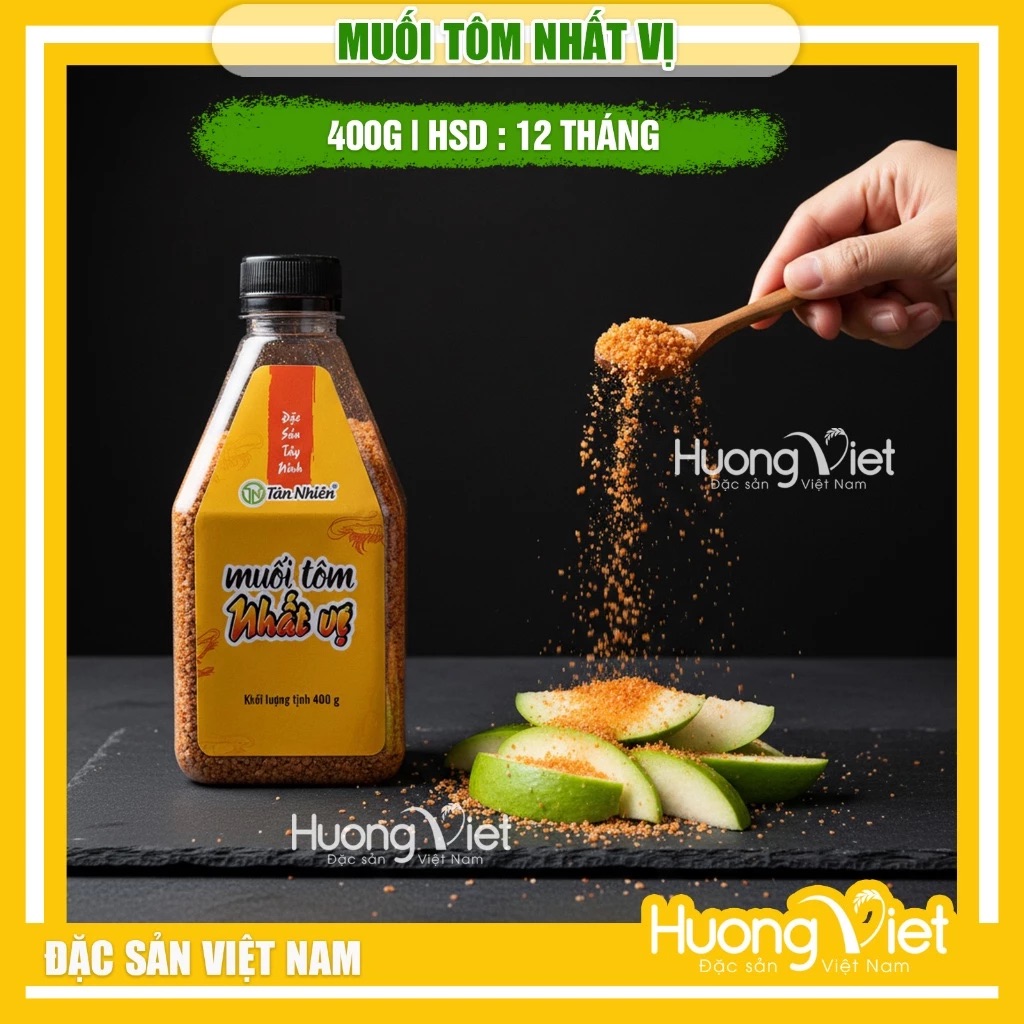 Muối Tôm Tây Ninh Nhất Vị 400g Muối Tôm Tây Ninh Nhất Vị 400g