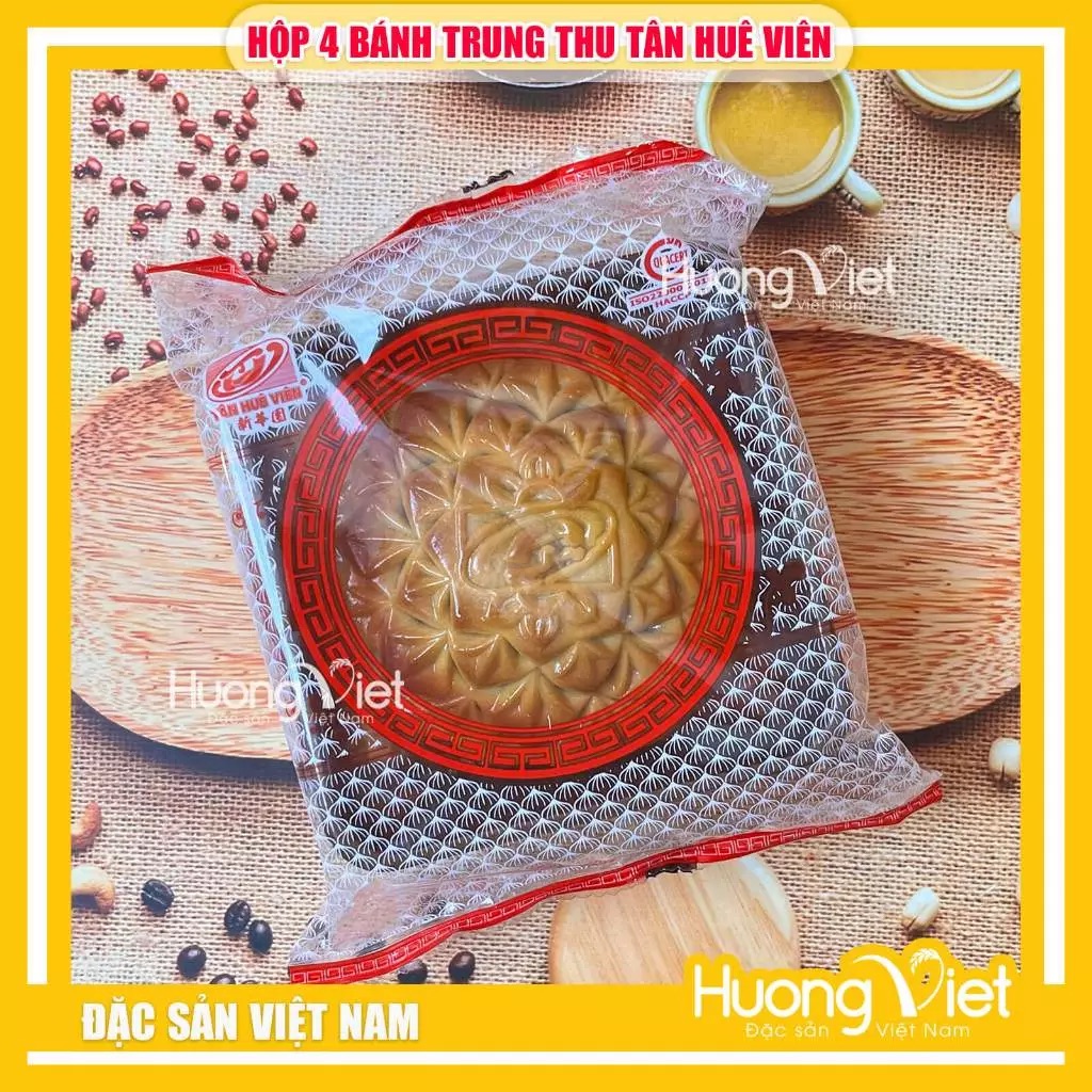 Bánh Trung Thu Kim Sa Hạt Sen Tân Huê Viên Bánh Trung Thu Kim Sa Hạt Sen Tân Huê Viên