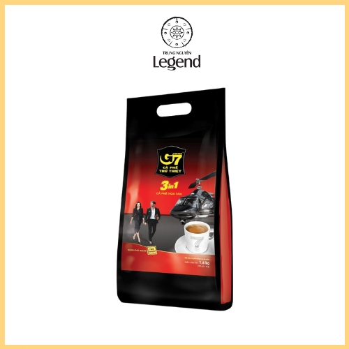 Cà Phê G7 Hòa Tan 3in1 Bịch 100 Gói Trung Nguyên Legend Cà Phê G7 Hòa Tan 3in1 Bịch 100 Gói Trung Nguyên Legend