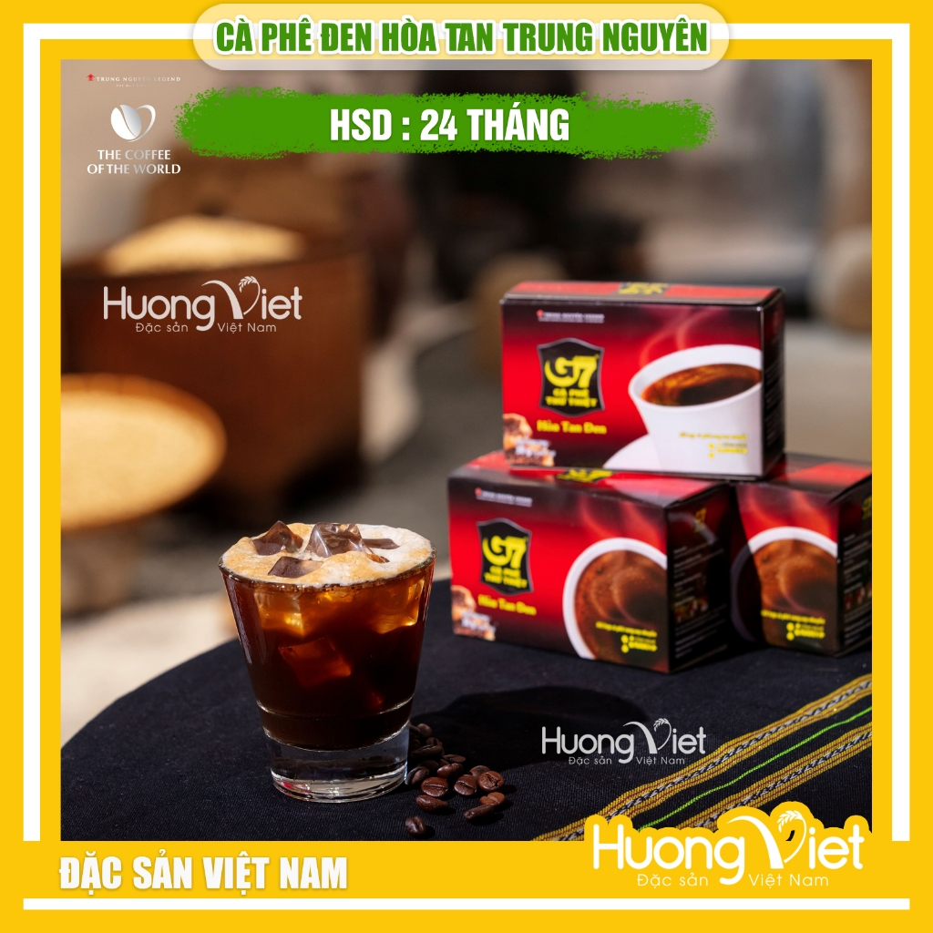 Cà Phê Đen G7 Hòa Tan Trung Nguyên Legend Hộp 15 Gói Cà Phê Đen G7 Hòa Tan Trung Nguyên Legend Hộp 15 Gói
