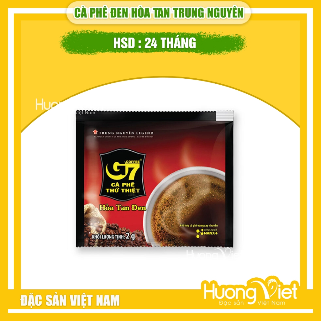 cà phê đen hòa tan