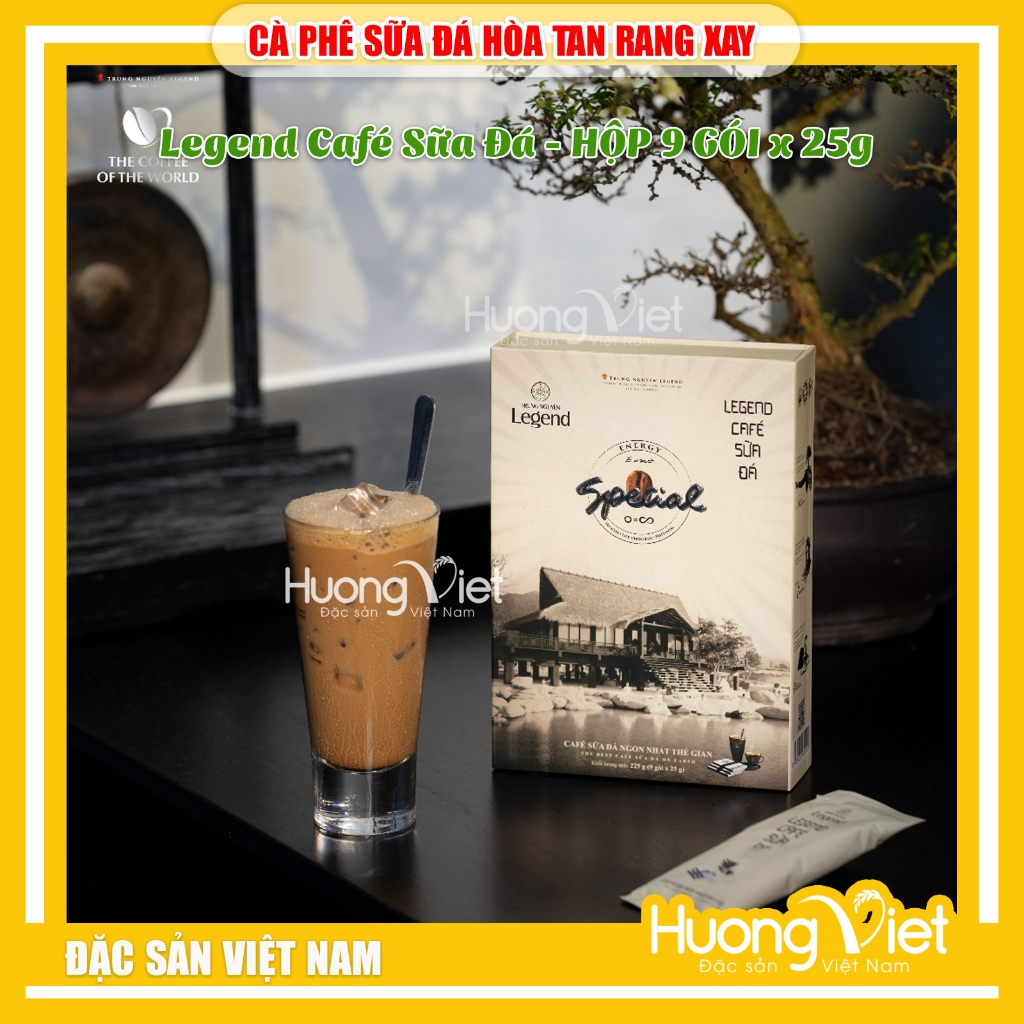 Cà Phê Sữa Đá Hòa Tan Trung Nguyên Legend Hộp 9 Gói Cà Phê Sữa Đá Hòa Tan Trung Nguyên Legend Hộp 9 Gói